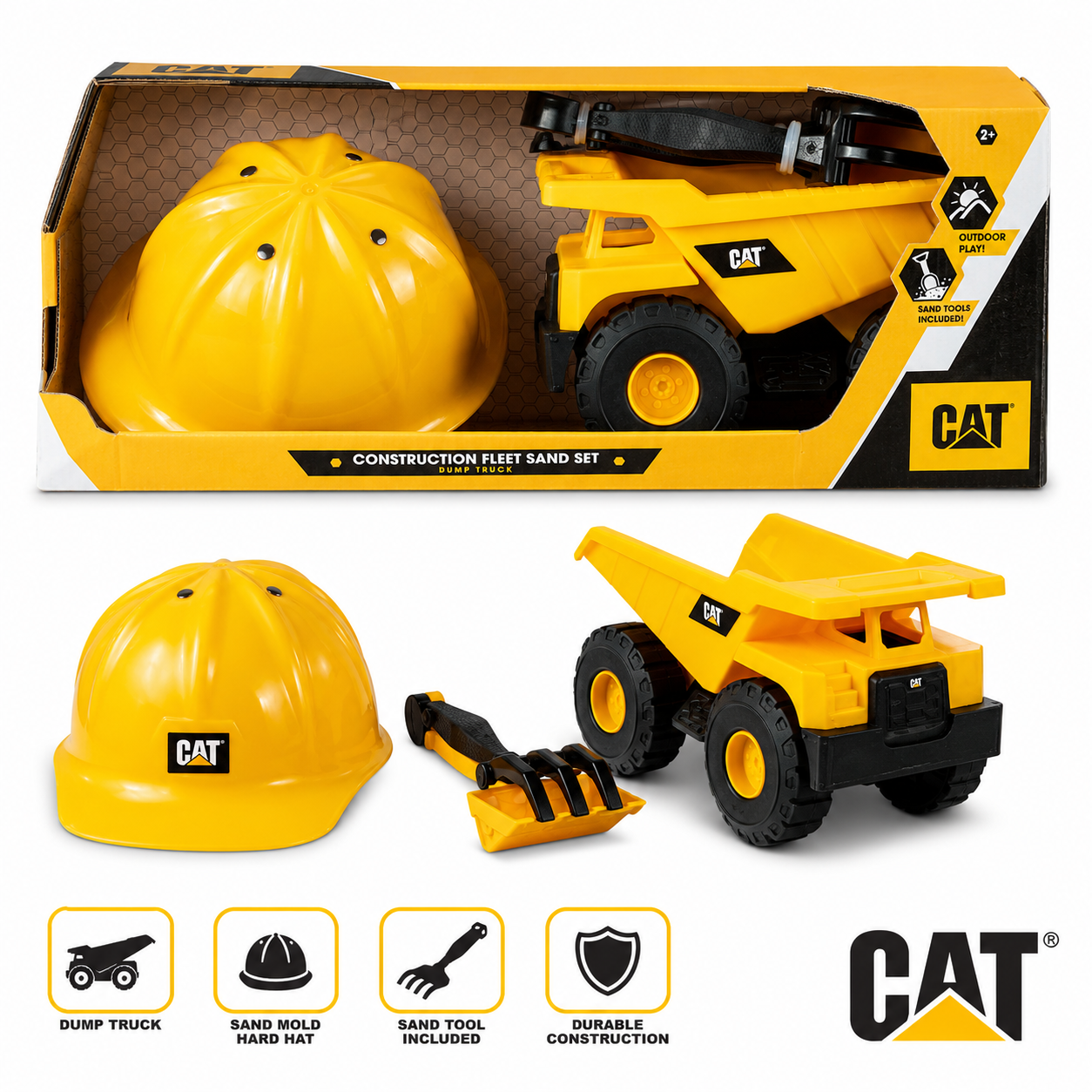 CAT construction toys construction fleet dump truck toy sand set