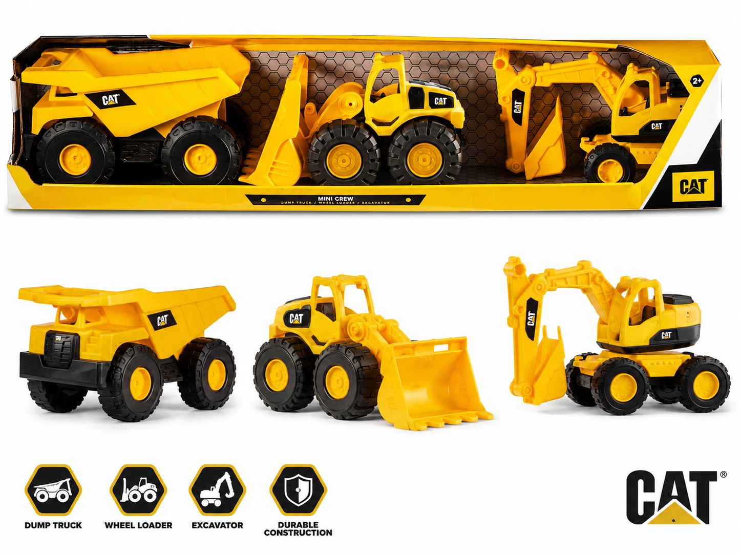 CAT Mini Crew 3-Pack