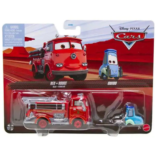 Mattel Cars Character Car Vehicle  Classic Red And Guido