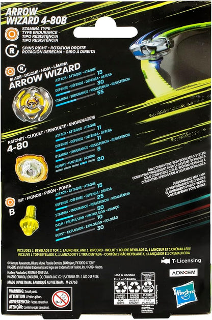 Hasbro Beyblade X Arrow Wizard Starter Pack