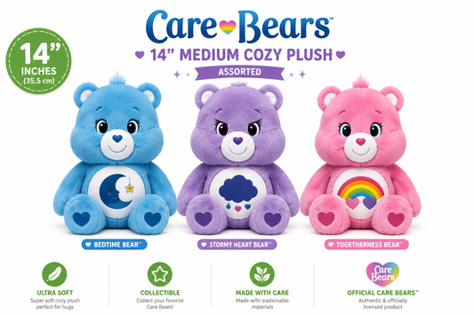 Kroeger Care Bears 14" Medium Cozy Plush