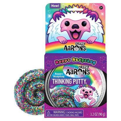 Crazy Aaron's Happy Hedgehog Thinking Putty