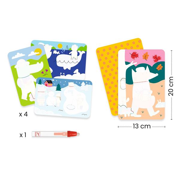 Îlo Magic Colouring 4 seasons