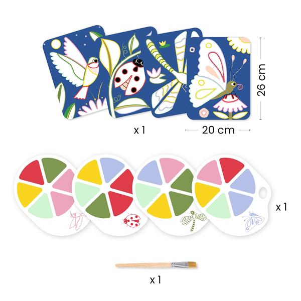 Îlo Palette painting Creepy crawlies
