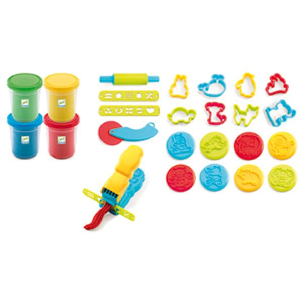 Îlo Modelling clay 4 tubs and 21 tools
