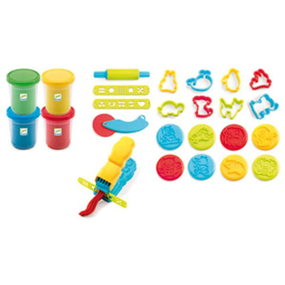 Îlo Modelling clay 4 tubs and 21 tools