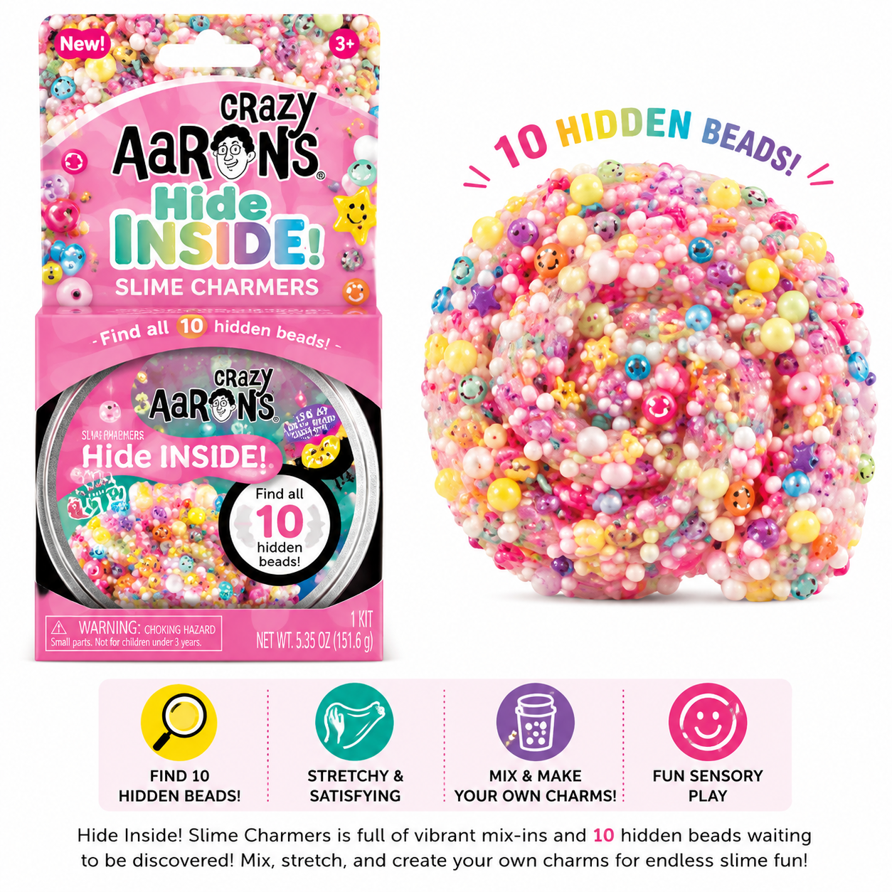 Crazy Aarons Slime Charmers Hide Inside!