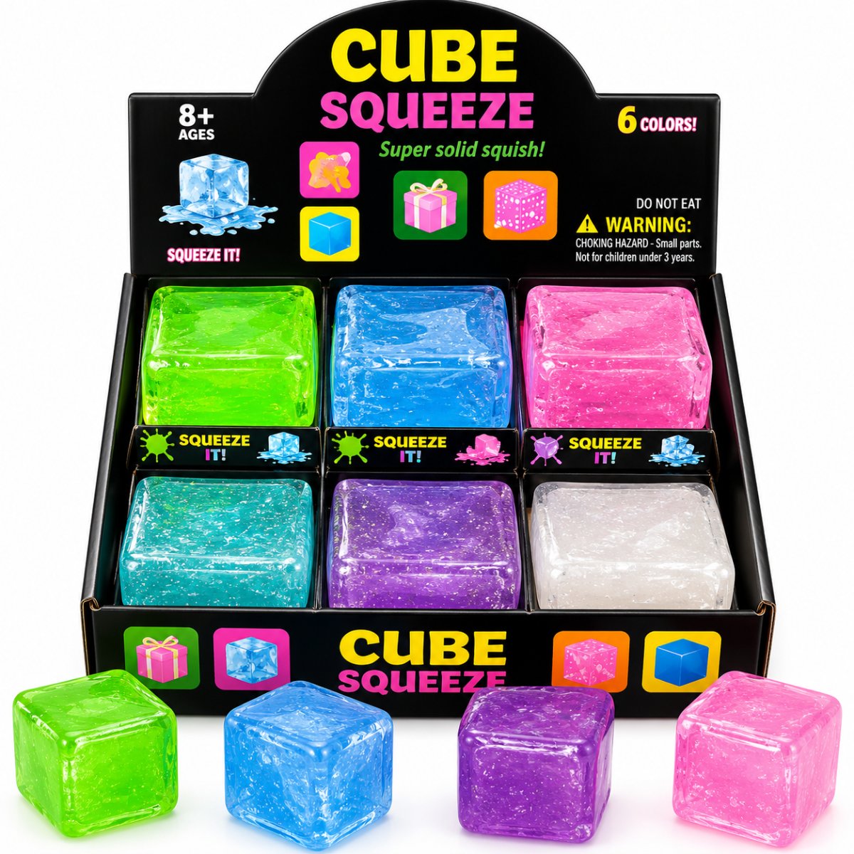 Cube Squeeze - Transparent