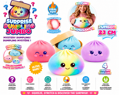 Ricochet Surprise Dumpling Jumbo Mystery Plush
